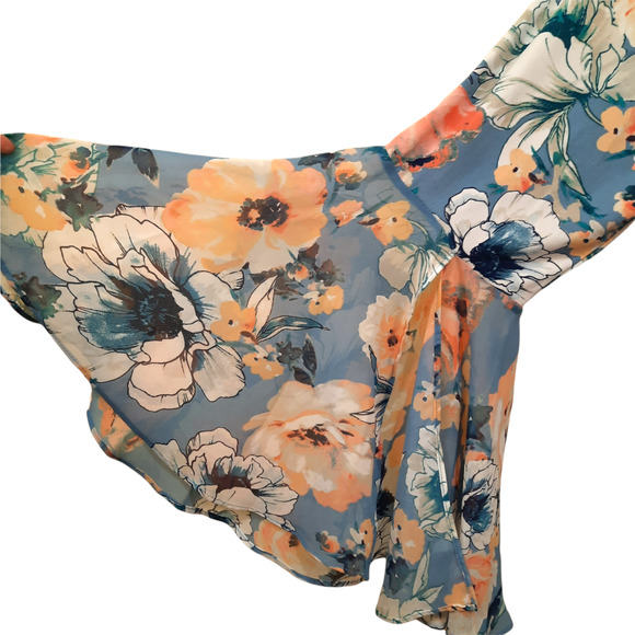 NWT MSK Women Floral Print Knee-Length Dress Size 1X - Picture 5 of 5